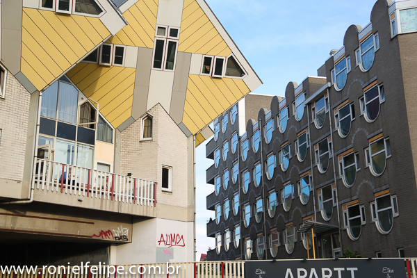 As casas cubo de Rotterdam. Os arquiteto pira